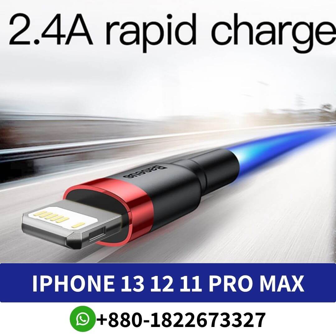 Baseus USB Cable for iPhone 13 12 11 Pro Max Xs X 8 Plus Cable 2.4A Fast Charging Cable for iPhone Charger Cable USB Data Line Price In Bangladesh, Baseus USB Cable for iP 12 13 Pro Max Xs X 8 Plus, Baseus Cable Dynamic Series Fast Charging Data USB, Baseus USB Cable for iPhone 13 12 11 Pro Max Xs X 8, Baseus USB Cable for iPhone 13 12 11 Pro Max,