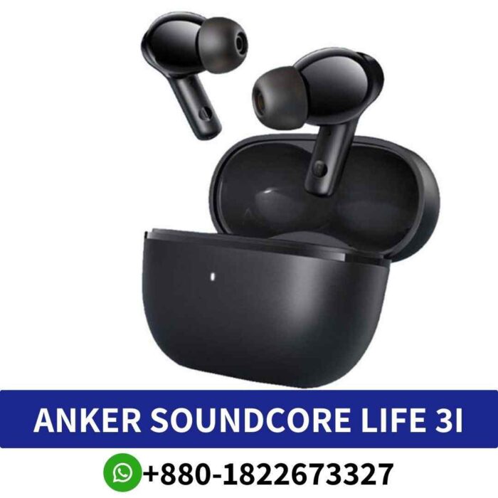 Best ANKER Life Note 3I_Enhanced calls, noise cancellation, powerful bass, customizable sound, long playtime, water-resistant._ 3i-earbuds shop in bd