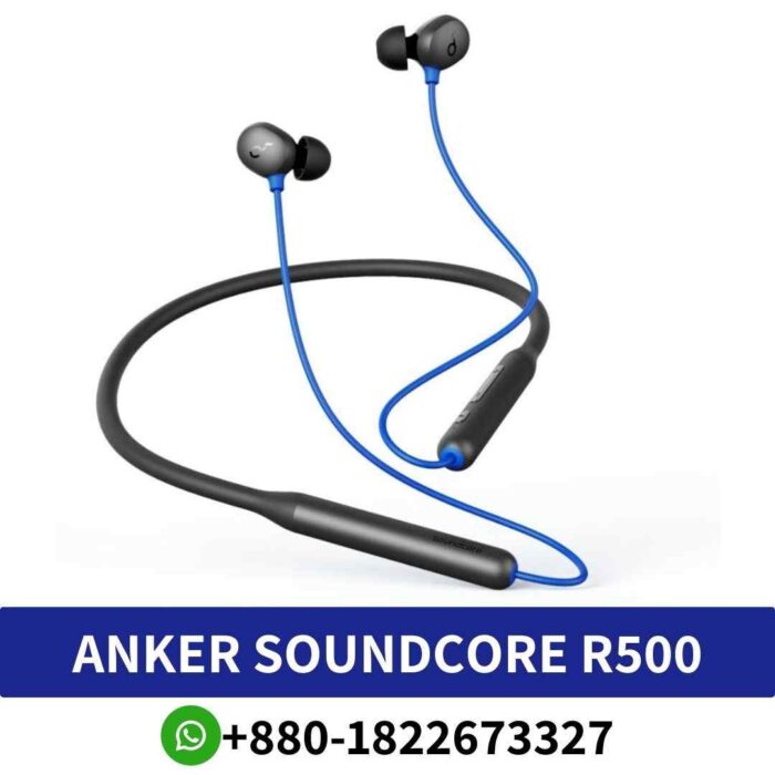 Best ANKER Soundcore R500,Immersive sound with deep bass,Bluetooth 5.0, 20-hour battery life, water-resistant, and foldable design.R500 shop in BD