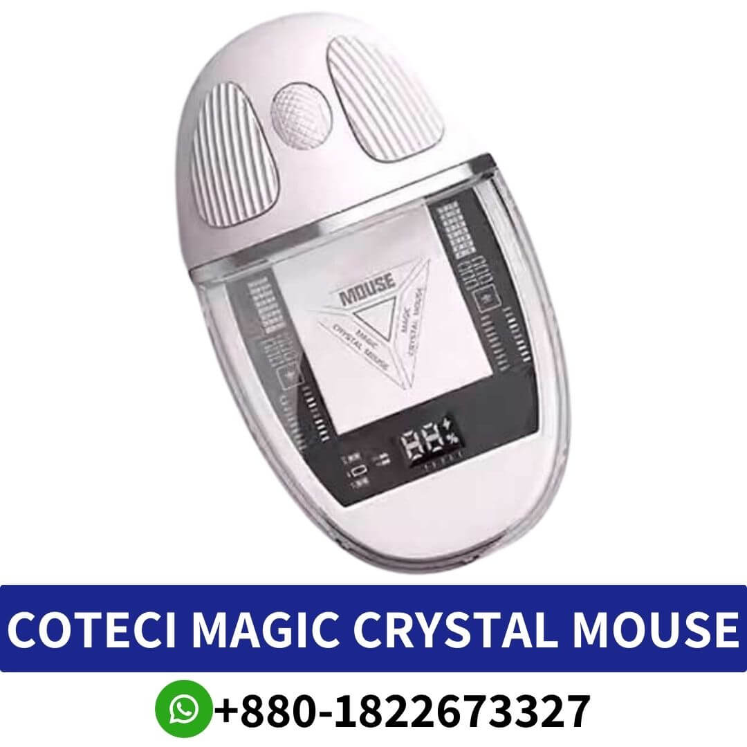 COTECI Magic Crystal Best Mouse Transparent Texture Dual-mode Mouse