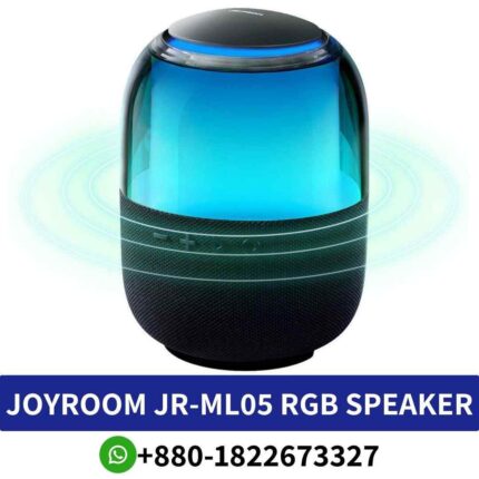 Best JOYROOM ML05 Portable Bluetooth speaker with φ57mm speaker, 8W power, and TF card support. JOYROOM-ML05 Bluetooth speaker in bd
