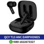 Best QCY T13_ True wireless earbuds with ANC, long battery life, and premium sound quality._QCY T13 Bluetooth Headphone TWS Earphone shop in BD