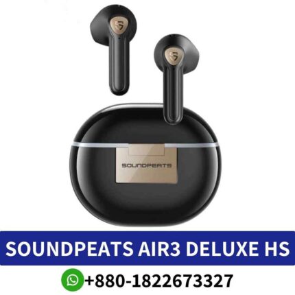 Best SOUNDPEATS AIR3 deluxe hs Hi-Res Audio certified earbuds with LDAC codec, 14.2mm driver, four mics, in-ear detection, and 20-hour playtime
