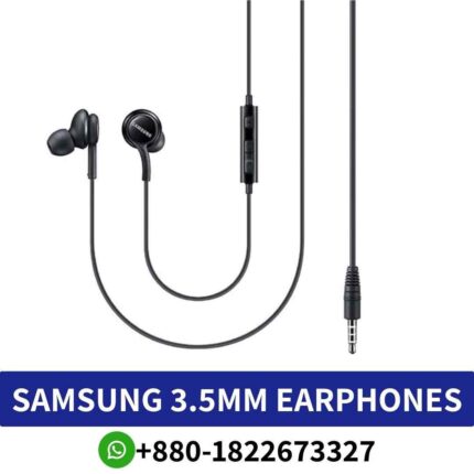 Best Samsung 3.5MM EARPHONES_ Crisp sound, sleek design, 3.5mm connectivity, perfect for immersive listening EO-IA500 Earphones shop in bd