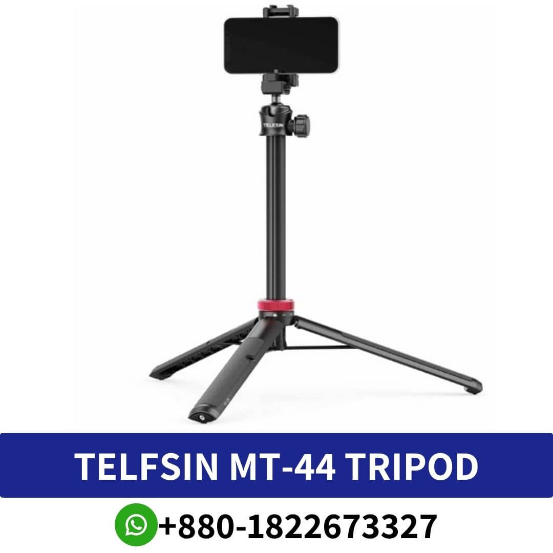 Best TELFSIN MT-44 Blog Tripod Stand Price in Bangladesh-mobile tripod stand price in Bangladesh-Blog tripod shop in bd- Blog tripod shop near me