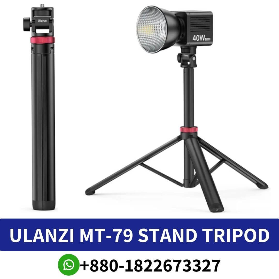Best ULANZI MT-79 Light Stand Price in Bangladesh - Camera tripod light stand shop in Bangladesh - Protable Adjustable Light Stand Tripod in BD