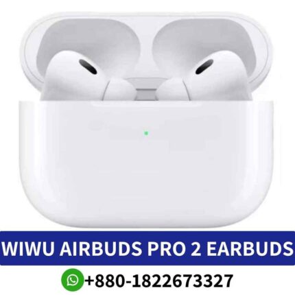 Best WIWU AIRBUDS PRO 2_ True wireless earbuds with JL6973 chips, BT5.0, 300mAh charging case, and 2-hour working time. AIRBUDS PRO 2 shop