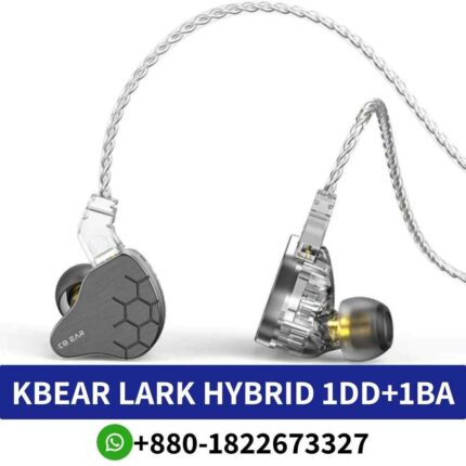 Best _KBEAR Lark_ High-quality earphones with 2PIN interface, 20-20kHz frequency response, and stylish design in multiple color options shop near me