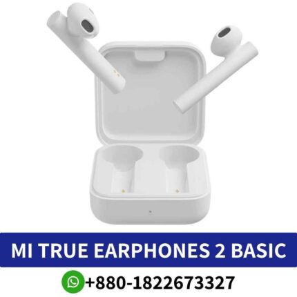 Best _MI Earphones 2 Basic_ Active noise-cancellation, Bluetooth 5.0, ergonomic design for daily use._ XIAOMI_MI earphones 2 shop in Bangladesh