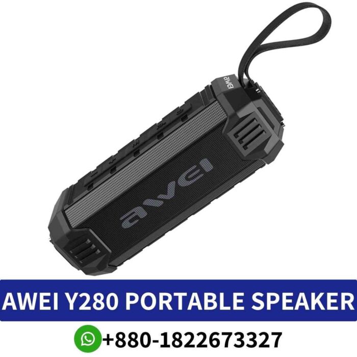 Best_AWEI Y280_ Bluetooth speaker with v4.2, 8W power, TF_USB_FM support, IPX4, and 4000mAh battery._y280-waterproof-speaker Price in Bd