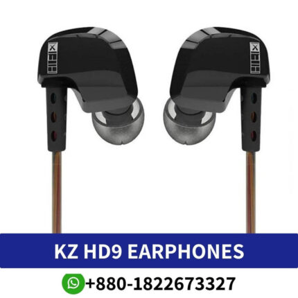 Best_KZ HD9_ Wired earphones with dynamic sound, active noise-cancellation, and microphone for hands-free calls._kz hd9 earphone shop near me