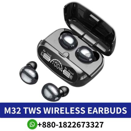 Best_M32_ Bluetooth earphones with 6-hour battery, 10m transmission, and 20Hz-20kHz frequency response._ M32 TWS Earbuds shop near me