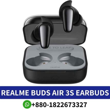 Best_Realme Buds Air 3s 11mm bass driver, quad-mic noise cancellation, 30hr playback, IPX5, Bluetooth 5.3._realme bluetooth-earbuds Shop Near Me