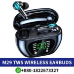Best_TWS M29 Wireless Earbuds_ Bluetooth 5.1, waterproof, active noise cancelling, 5-6 hours playtime, dual mode, quick charging shop near me