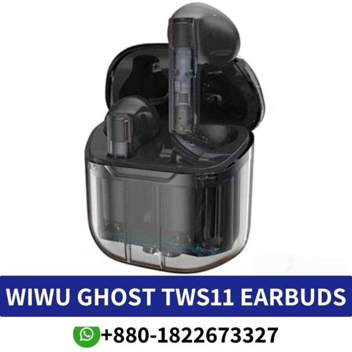 Best_WIWU TWS11_ True wireless earbuds with long battery life, hands-free calls, and voice assistant support._TWS11 wireless earbuds shop near me