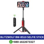 BlitzWolf BW-BS10 Selfie Stick with Retractable Tripod Price In Bangladesh