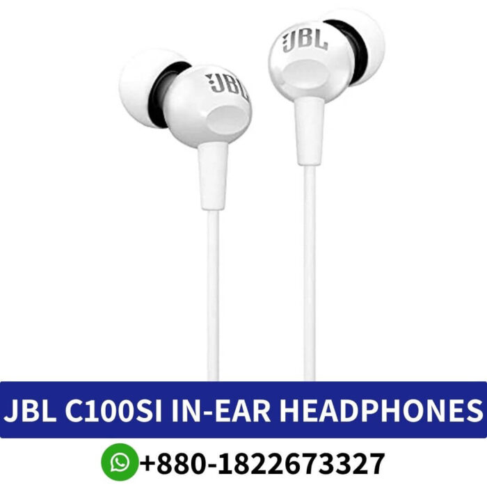 Brand_ JBL,Model Number_ C100SI,Waterproof_ No.Support Memory Card_ No.Connectors_ 3.5mm-JBL C100SI Headphones-Shop in Bangladesh
