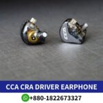 CCA CRA earphones_ 3.8μ diaphragm, Hi-Res Audio, ergonomic design, detachable cable, optional mic._ CCA CRA Earphones shop near me