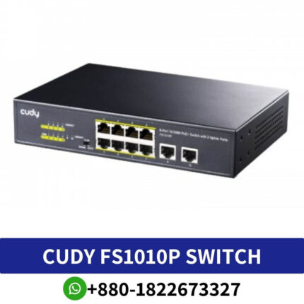 Cudy FS1010P 8 Port PoE+ Unmanaged Switch