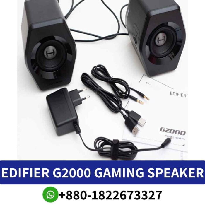 Edifier G2000_ Powerful multimedia speakers with versatile connectivity, sleek design, rich sound quality, convenient volume control shop in bd