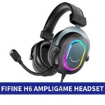 FIFINE H6_ USB headset with 50mm dynamic driver, omnidirectional microphone, and 16-bit_24-bit support._ FIFINE H6 Headset price in Bd