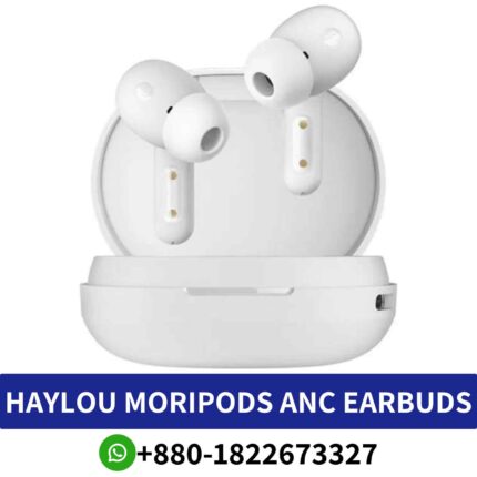HAYLOU Moripods _Experience wireless freedom with HAYLOU MoriPods ANC featuring Bluetooth 5.2, ANC, and long-lasting battery