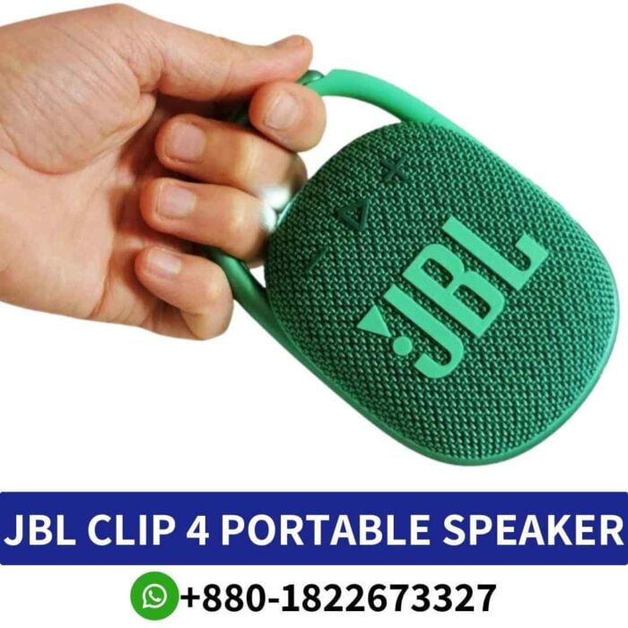 JBL Clip 4 Delivers Impressive Sound Quality for On-The-Go Adventures.Portable, Rugged, and Portable Waterproof Speaker Shop Near Me