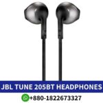 JBL Tune 205BT offers wireless convenience with clear sound and a comfortable fit for everyday use. JBL Tune 205bt headphones shop near me