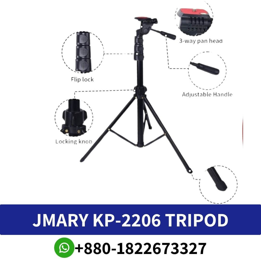 JMARY KP-2206 Selfie Stand Tripod Price in Bangladesh-phone tripod price in bd-selfie stand price shop in bd-selfie stick sjop near me