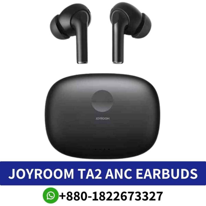 Joyroom earbuds JR-TA2_ Wireless earbuds with Bluetooth 5.2, AAC_SBC decoding, and ergonomic design. JR-TA2 earbuds anc-Price in Bd
