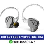 KBEAR Lark_ High-quality earphones with 2PIN interface, 20-20kHz frequency response, and stylish design in multiple color options shop near me