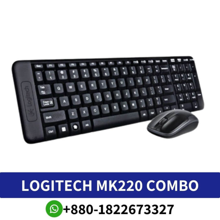 LOGITECH MK220 Combo Wireless Keyboard and Mouse