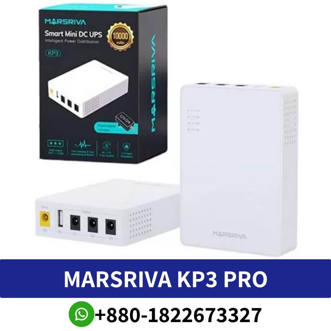 MARSRIVA KP3 10000mAh Smart Mini DC UPS for Router Price In Bangladesh 2024, MARSRIVA KP3 10000mAh Smart Mini DC UPS, Marsriva KP3 10000mAh Mini DC UPS for Router, marsriva kp3 mini ups price in bangladesh, marsriva kp3 pro, marsriva kp3 10000mah smart mini dc ups for router,