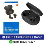 MI Earphones 2 Basic_ Active noise-cancellation, Bluetooth 5.0, ergonomic design for daily use._ XIAOMI_MI earphones 2 shop in Bangladesh