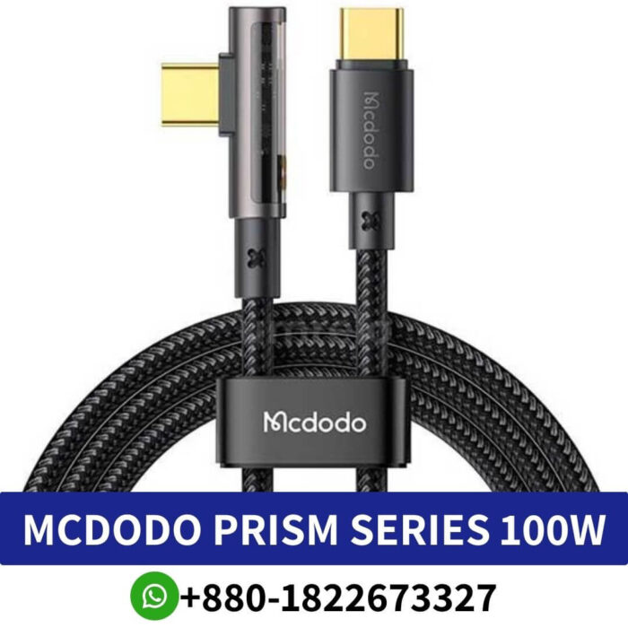 Mcdodo Prism Series 100W Right Angle USB-C to USB-C Transparent Cable price in Bangladesh, Mcdodo Prism Series 100W Right Angle USB-C to USB-C Price In BD, Mcdodo Prism Series 100W Right Angle, Mcdodo Right Angle USB-A to USB-C Transparent In BD, Mcdodo Prism Series 100W Right Angle USB-C to USB Price In BD,