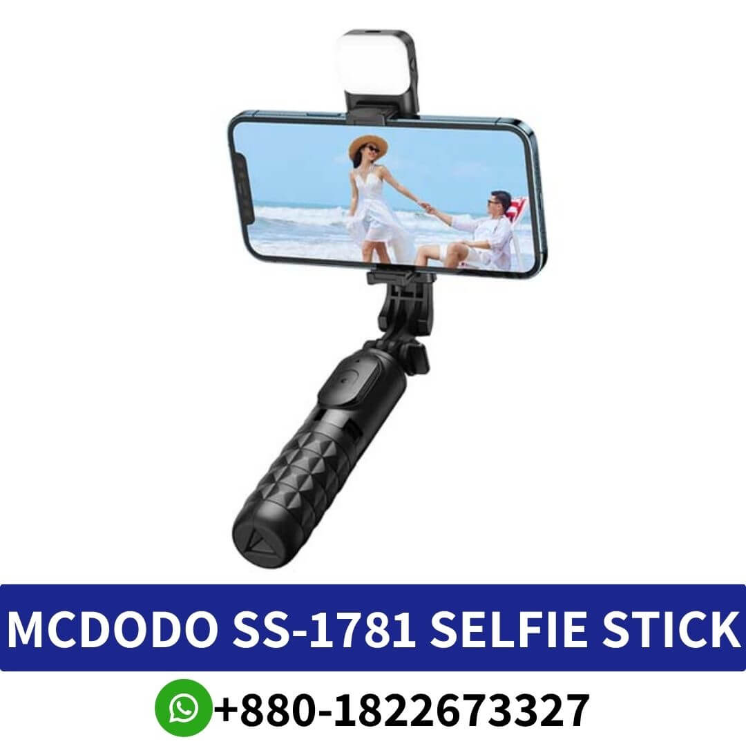 Mcdodo SS-1781 Wireless Selfie Stick; , Best Mcdodo SS-1781 Wireless Selfie Stick Price in Bangladesh, Mcdodo SS-1781 Wireless Selfie Stick with Single Lamp ZM Series;