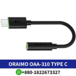Oraimo OAA-310 Type C to 3.5mm Dongle (DAC Chip) Price In Bangladesh, ORAMIO OAA-310 Type C