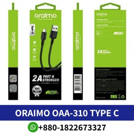 Oraimo OAA-310 Type C to 3.5mm Dongle (DAC Chip) Price In Bangladesh