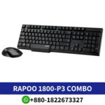 RAPOO 1800-P3 2.4G Wireless Keyboard and Mouse