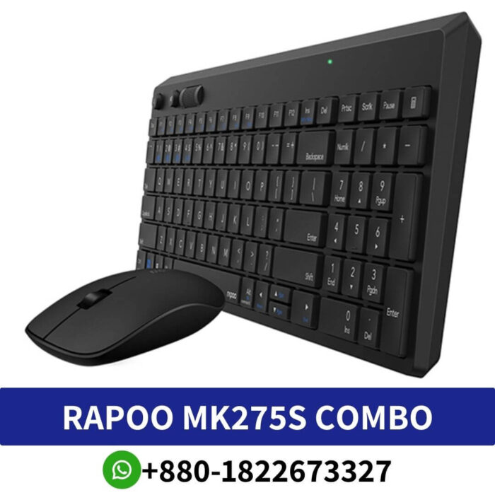 RAPOO MK275S Wireless Keyboard and Mouse Combo