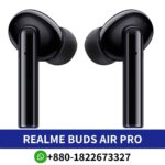 REALME Buds Air Pro True wireless earbuds with deep bass, sweat-proof design, and 25-hour battery life. Realme Buds Air Pro rma210 shop in BD
