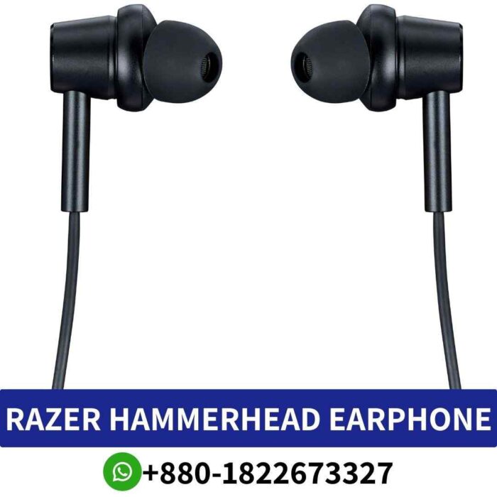Razer Hammerhead Duo Wired Earphones_ Designed for immersive gaming with in-ear form factor and wired connectivity.Hammerhead shop in bd