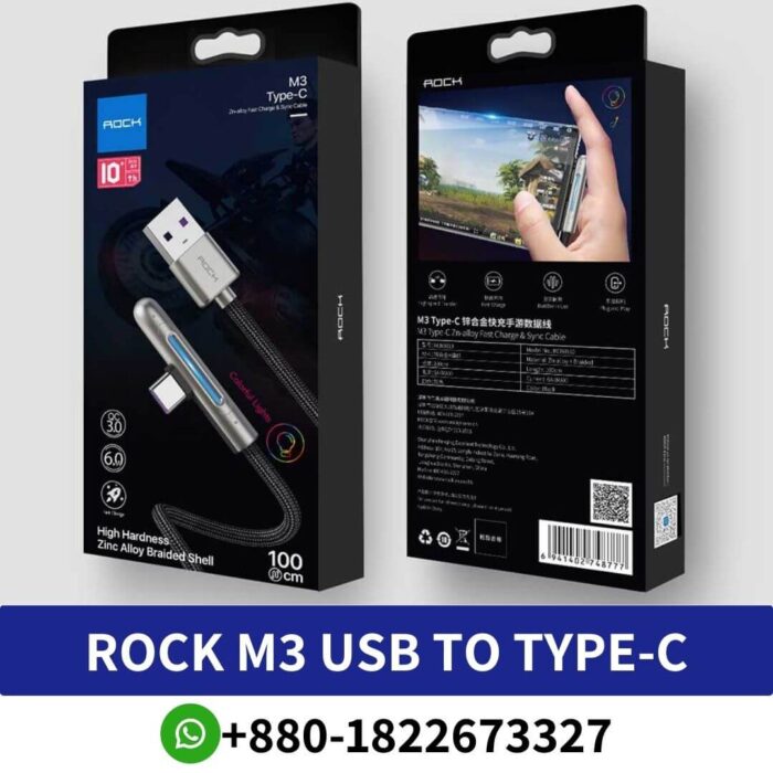 Rock M3 USB To Type-C Aluminum Alloy Fast Charging Gaming Data Cable Price in Bangladesh, Rock M3 USB To Type-C Aluminum Alloy Fast Charging Gaming Data Cable Price In BD, Rock M3 USB To Type-C Aluminum Alloy Fast Charging, Rock M3 Type-C Zn-alloy Fast Charge & Sync Cable 100cm, Rock M3 USB Type C Aluminum Alloy Fast Charging Game Cable, Rock M3 USB To Type-C Aluminum Alloy Fast Charging Gaming Data Cable Price in Bangladesh, Rock M3 USB To Type-C Aluminum Alloy,