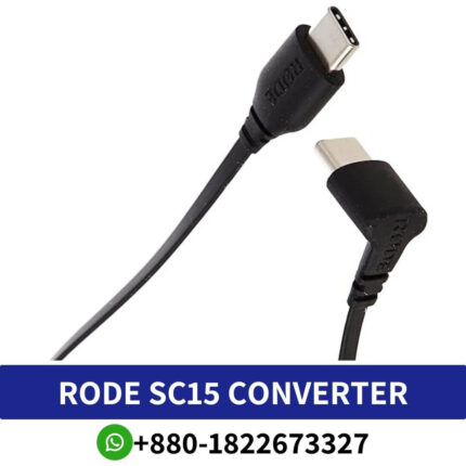 Rode SC15 Converter Price in Bangladesh, RØDE SC15 USB-C to Lightning Accessory Cable (300mm) , RODE SC15 SC16 SC11 DCS-1Cable Adapter Connector , Rode SC15 USB Type-C to Lightning Accessory Cable, Rode SC15 Converter Rode SC15 Lightning Accessory 300mm Cable for VideoMic NTG ROD-SC15 Microphone Cables,