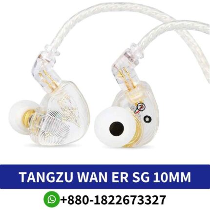 TANGZU WAN ER SG 10mm earphones offer clear audio with low distortion and durable construction._10mm Earphone shop in Bangladesh