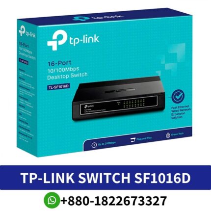 Best TP-Link SF1016D 16 Port 10/100 Plastic Body Switch