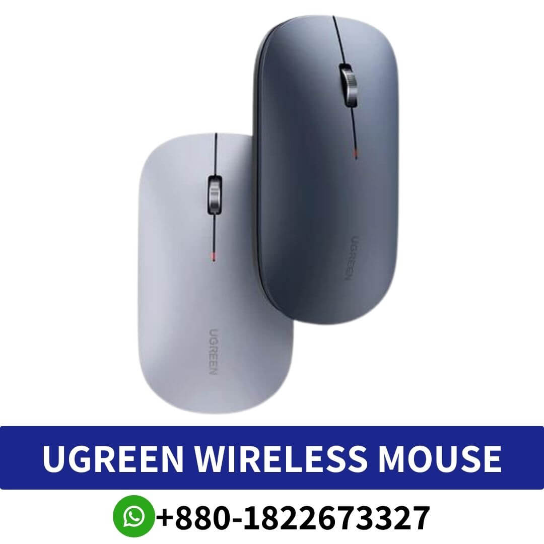 UGREEN Wireless Mouse 2.4G Silent Mouse 4000 DPI