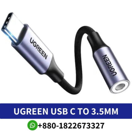 Ugreen USB C to 3.5mm Headphone Adapter With DAC Chip Price In Bangladesh, UGREEN AV161 DAC Chip USB C To 3.5mm Headphone Adapter Price In BD, UGREEN DAC Chip USB Type C To 3.5mm , Ugreen USB-C Type C to 3.5mm Aux Audio DAC Headphone Bangladesh, UGREEN USB Type C to 3.5mm Headphone Adapter USB Type C Dongle Audio Jack Converter with DAC, UGREEN USB C to 3.5mm AUX Headphone Adapter Type C Dongle Audio Jack ,