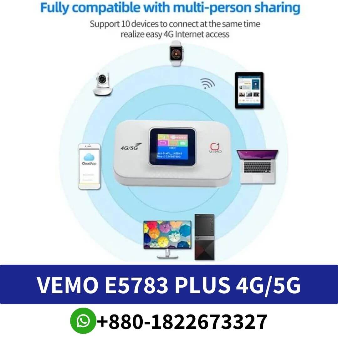 Vemo E5783 Plus 4G/5G Pocket Wifi Router 300Mbps Price In Bangladesh 2024, Vemo E5783 Plus 4G/5G Pocket Wifi Router 300Mbps, E5783 Plus 4G Lte Cat4 300Mbps Portable Wifi Router, Meoker Vemo E5783 Plus Cat4 150Mbps, Vemo E5783 Plus 4G/5G, Vemo E5783 Plus 4G/5G Pocket Wifi Router 300Mbps 2024, Vemo E5783 Plus 4G/5G Pocket Wifi Router 300Mbps,