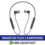 WAVEFUN FLEX 3_ Bluetooth 5.0, IPX5, Magnetic Suction, 30H Playback, CVC 8.0 Noise Cancelling.Wavefun Flex 3-noise-earphone shop in Bd